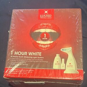 LUSER 1-Hour teeth whitening light and bleach kit NIB
